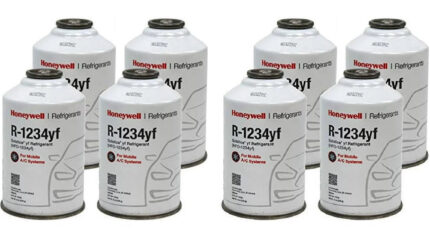 Honeywell R-1234yf Refrigerant – 8 Cans (8oz Each), Genuine
