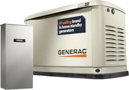 Generac Guardian 22kW Home Standby Generator with 200-Amp Transfer Switch, Aluminum Enclosure & WiFi Monitoring