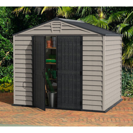 DuraMax StoreMax Plus 10.5x8 Ft with Molded Floor Vinyl Storage Shed