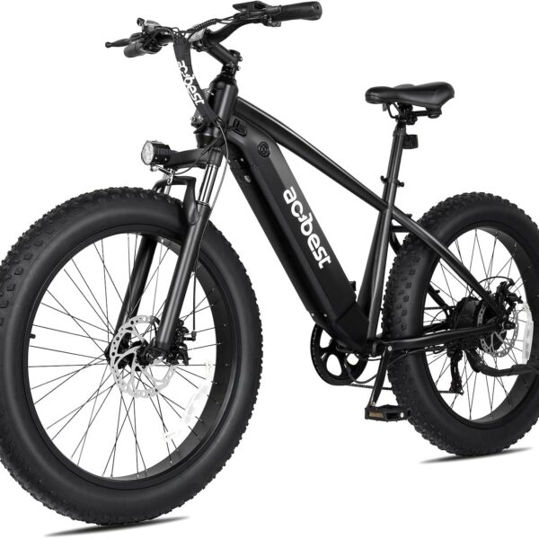 ACTBEST Ranger All-Terrain Electric Mountain Bike, 1400W Peak Motor, 65-Mile Range, 26×4 Inch Fat Tires