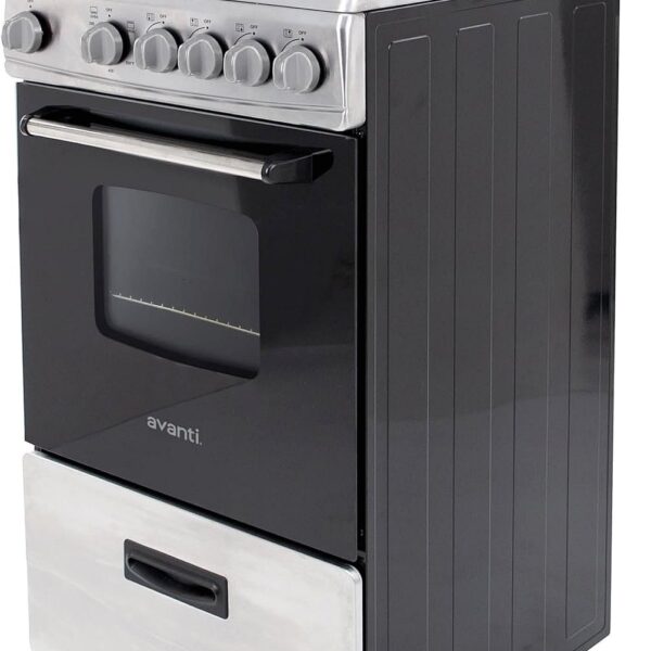 Avanti GR2013CSS 20-Inch Freestanding Gas Range, Stainless Steel