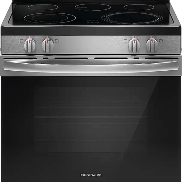 Frigidaire FCRE3062AS 30-inch Freestanding Electric Range with EvenTemp, Stainless Steel