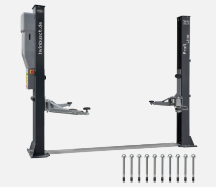 Twin Busch ® NEUE 2 Säulen Kfz Hebebühne 3.6 t + autom Entriegelung - PROFI LINE