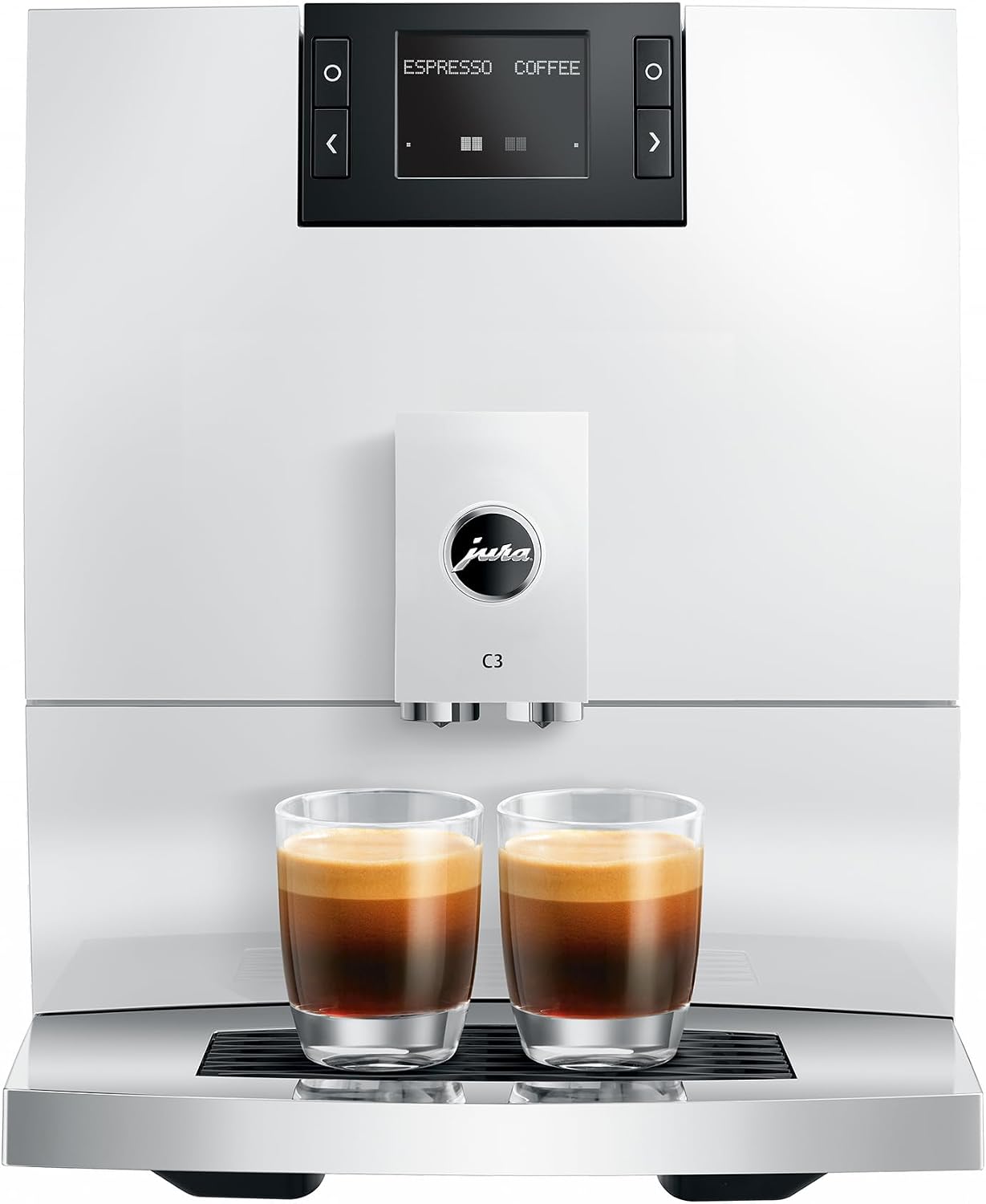 JURA C3 Kaffeevollautomat Piano White